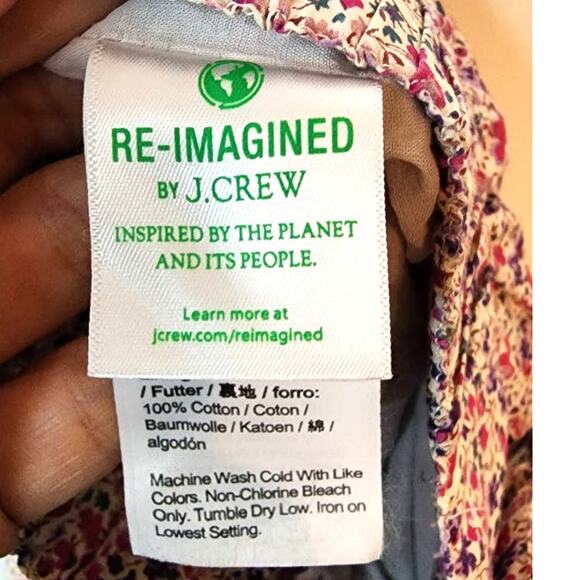 J Crew Pull-On Crop Pants with Pockets Liberty Phoebe Floral 4 - Picture 6 of 12